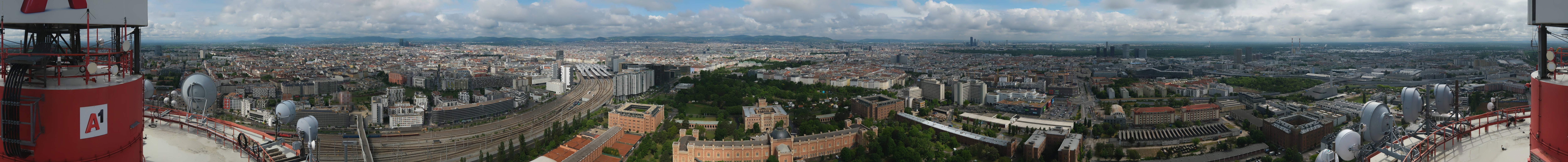Archiv Foto Webcam Wien - Stadtpanorama