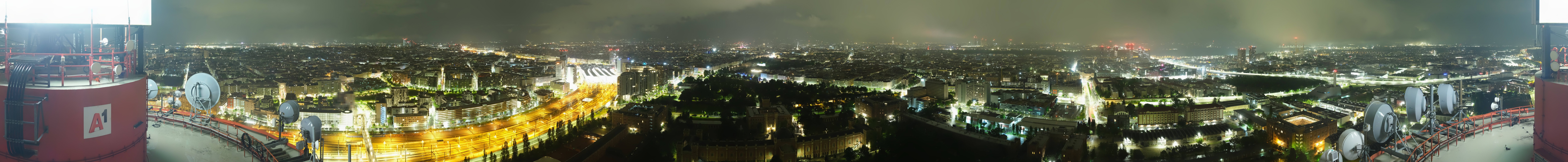 Archiv Foto Webcam Wien - Stadtpanorama