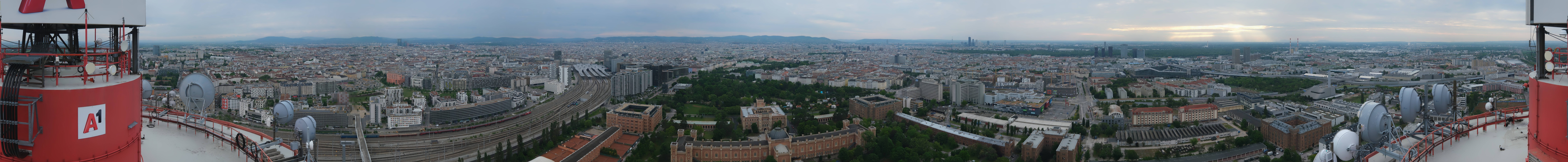 Archived image Webcam Vienna - View of the city
