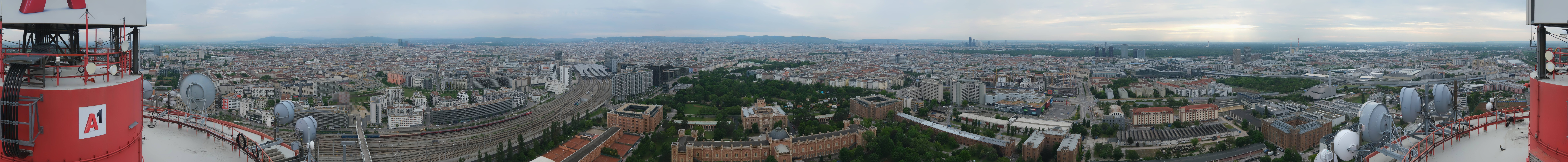 Archived image Webcam Vienna - View of the city