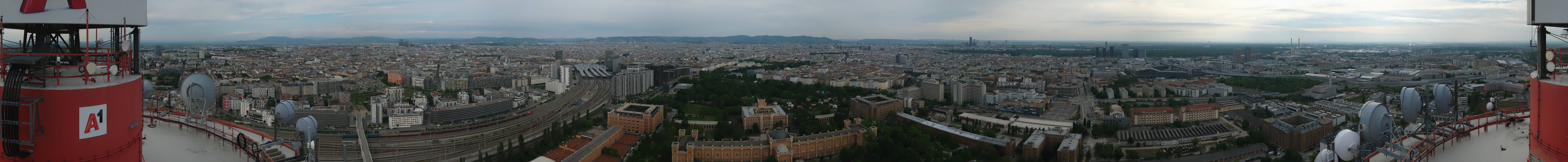 Archived image Webcam Vienna - View of the city