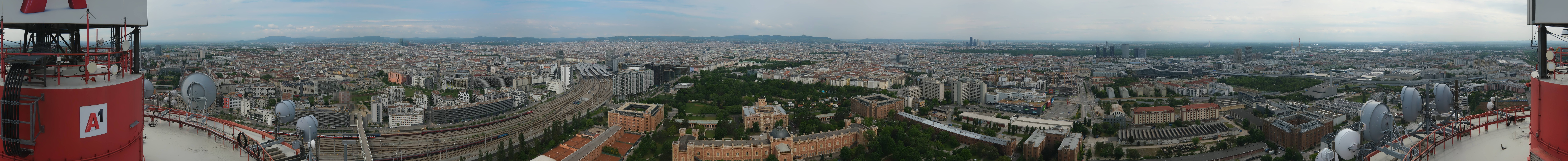Archived image Webcam Vienna - View of the city