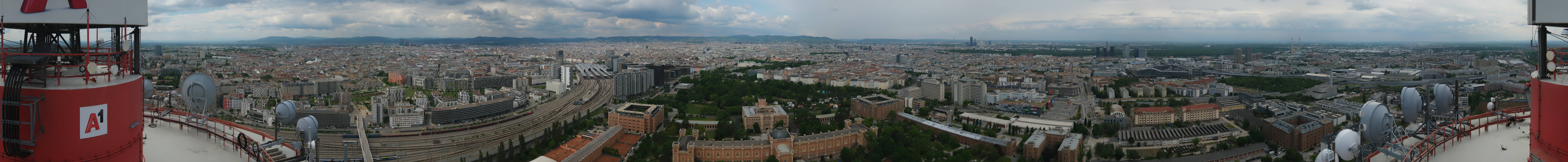 Archived image Webcam Vienna - View of the city