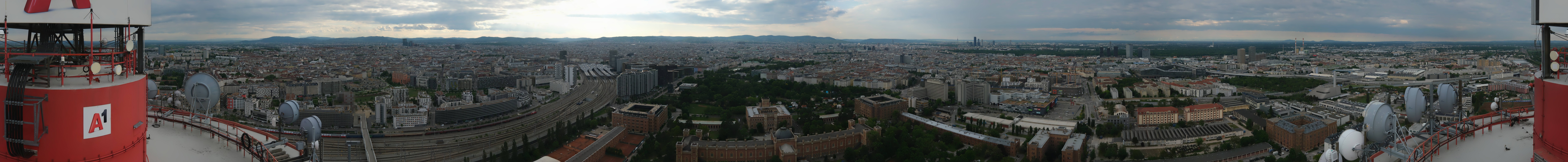 Archived image Webcam Vienna - View of the city