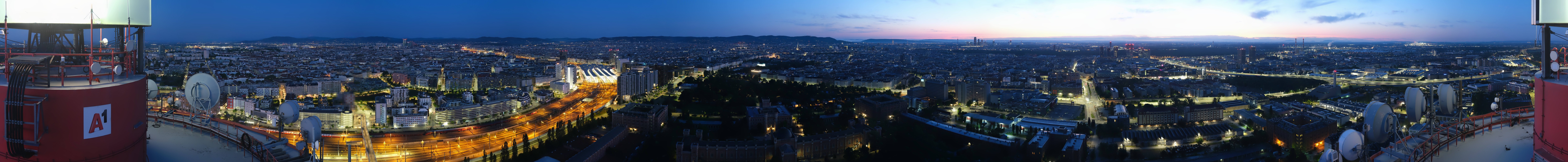 Archiv Foto Webcam Wien - Stadtpanorama