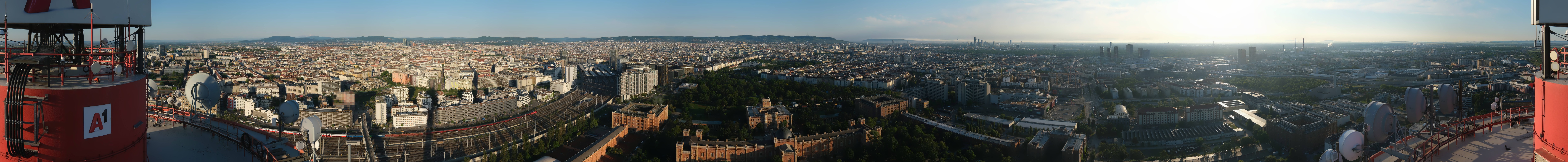Archiv Foto Webcam Wien - Stadtpanorama