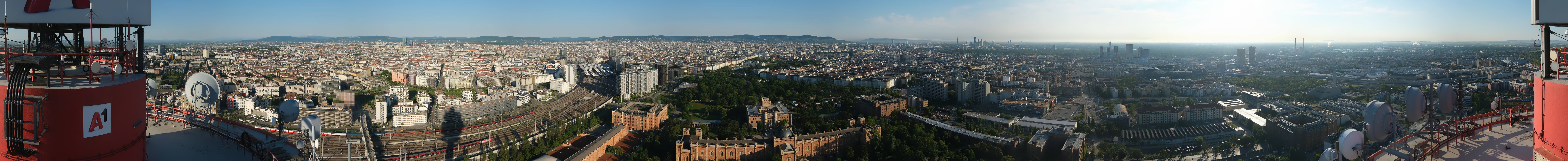 Archiv Foto Webcam Wien - Stadtpanorama