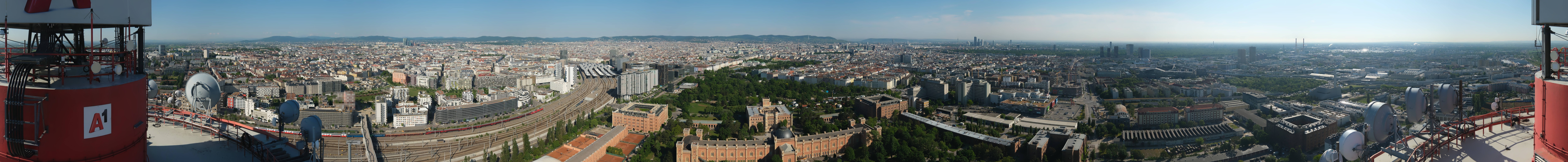 Archiv Foto Webcam Wien - Stadtpanorama