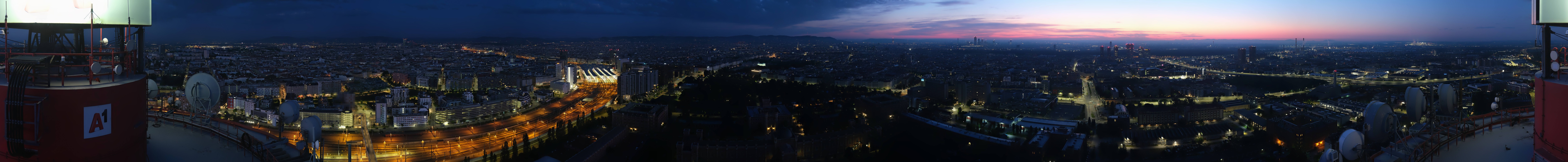 Archiv Foto Webcam Wien - Stadtpanorama