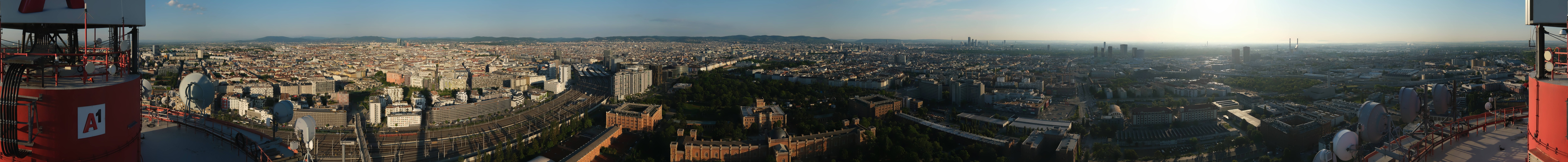 Archiv Foto Webcam Wien - Stadtpanorama