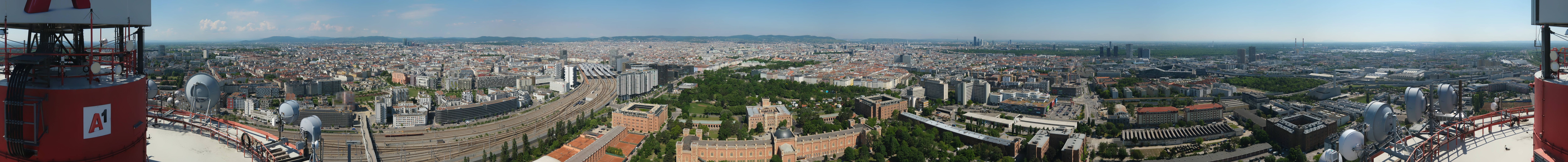 Archiv Foto Webcam Wien - Stadtpanorama
