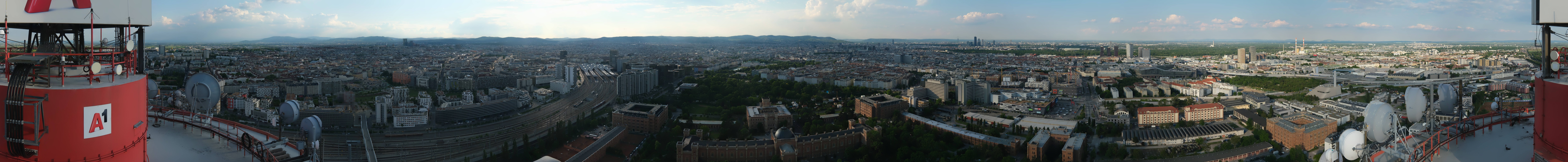 Archiv Foto Webcam Wien - Stadtpanorama