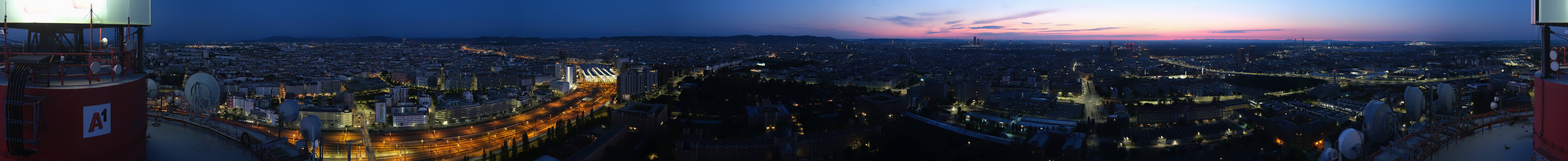 Archiv Foto Webcam Wien - Stadtpanorama