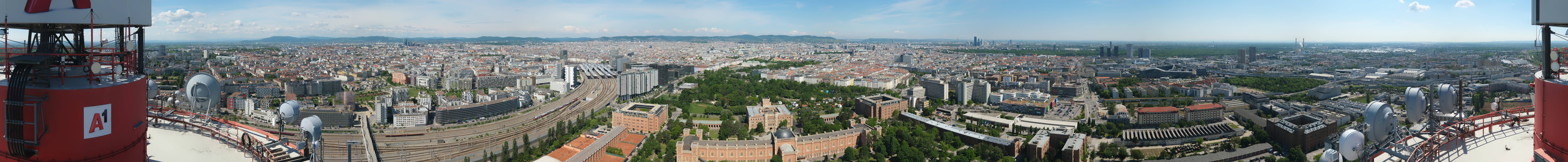 Archived image Webcam Vienna - View of the city