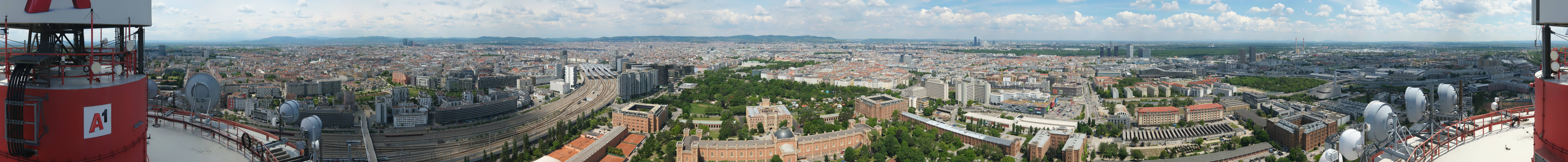 Archived image Webcam Vienna - View of the city