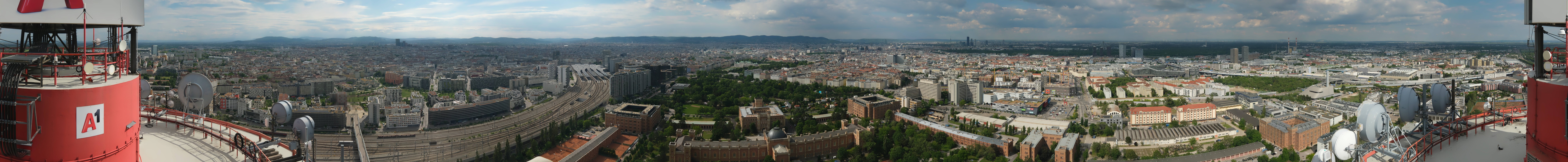 Archived image Webcam Vienna - View of the city