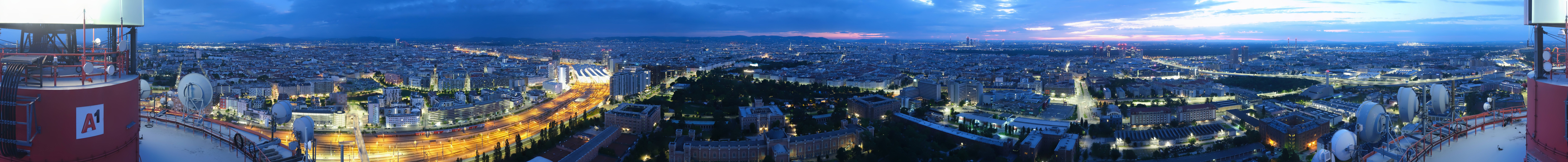 Archiv Foto Webcam Wien - Stadtpanorama