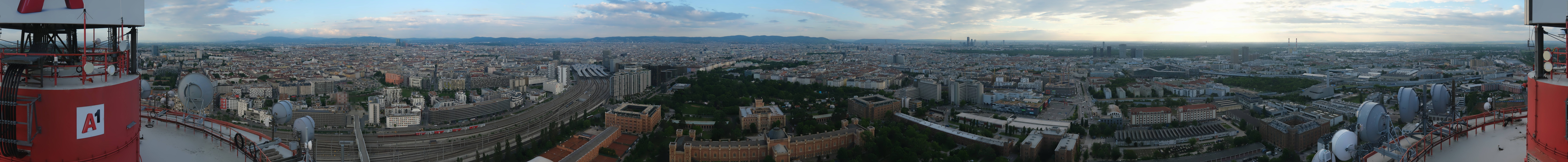 Archiv Foto Webcam Wien - Stadtpanorama