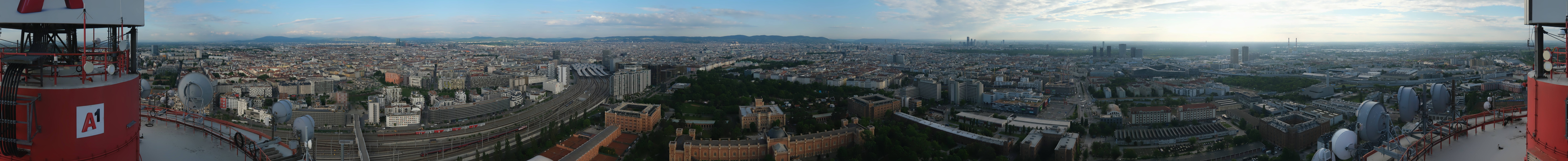 Archiv Foto Webcam Wien - Stadtpanorama