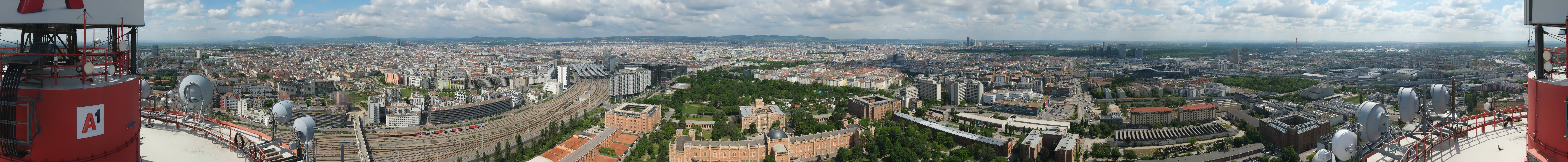 Archiv Foto Webcam Wien - Stadtpanorama