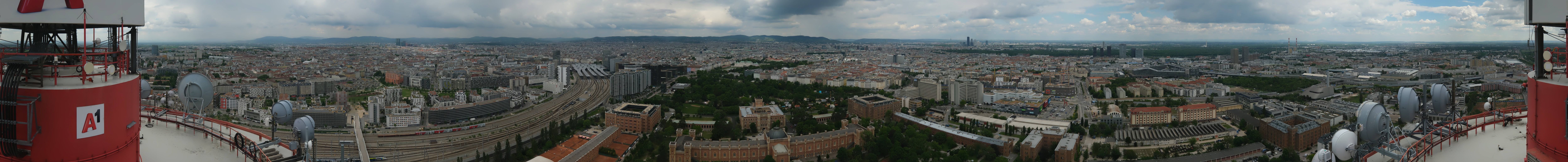 Archiv Foto Webcam Wien - Stadtpanorama