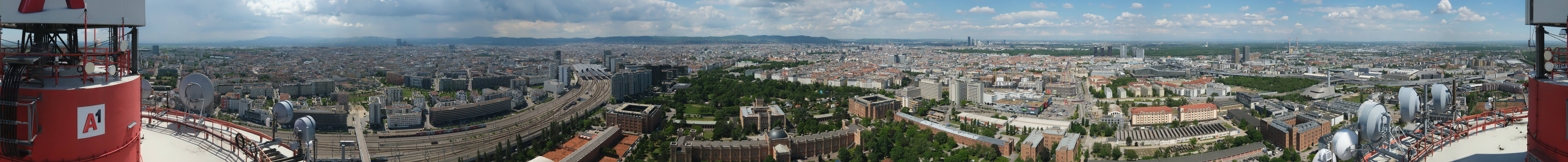 Archiv Foto Webcam Wien - Stadtpanorama
