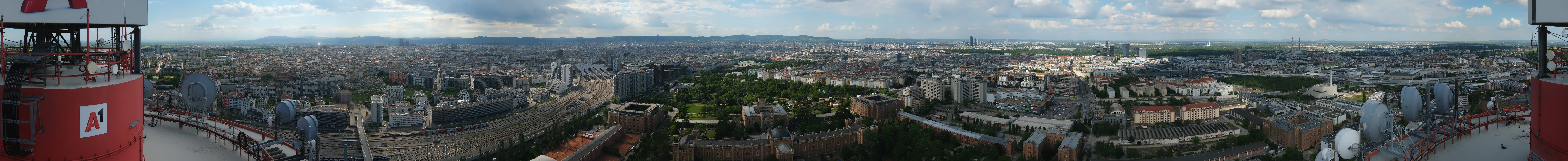 Archiv Foto Webcam Wien - Stadtpanorama