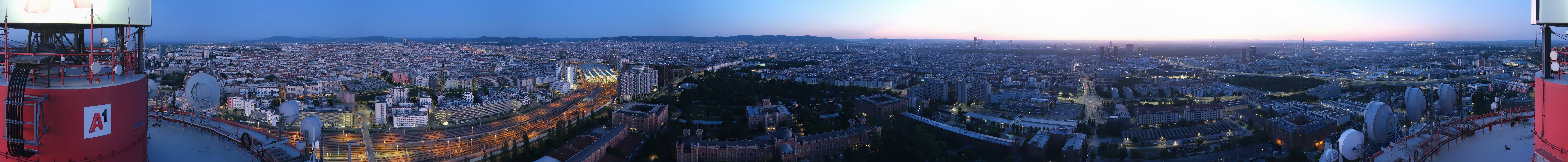 Archived image Webcam Vienna - View of the city
