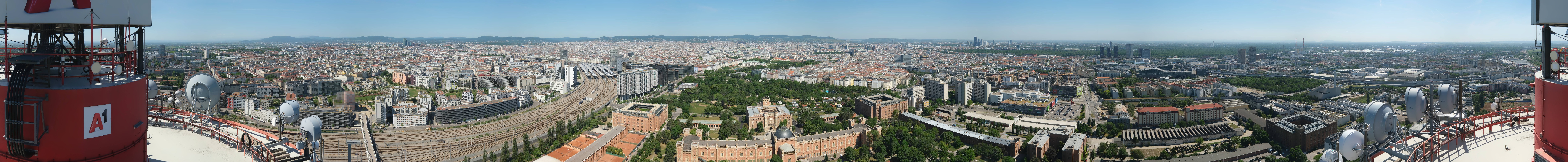 Archived image Webcam Vienna - View of the city