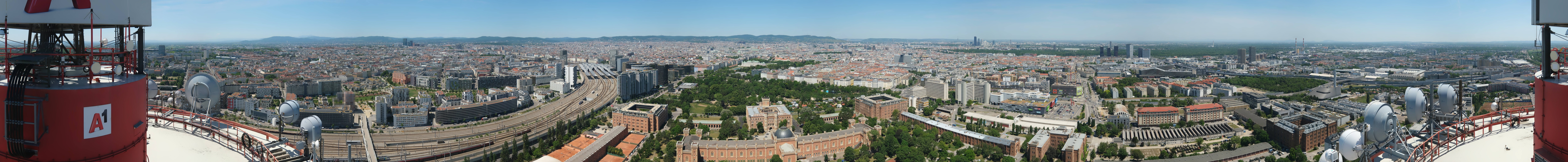 Archived image Webcam Vienna - View of the city