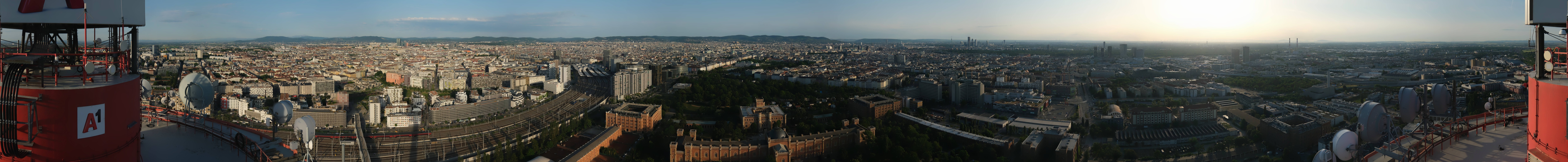 Archived image Webcam Vienna - View of the city
