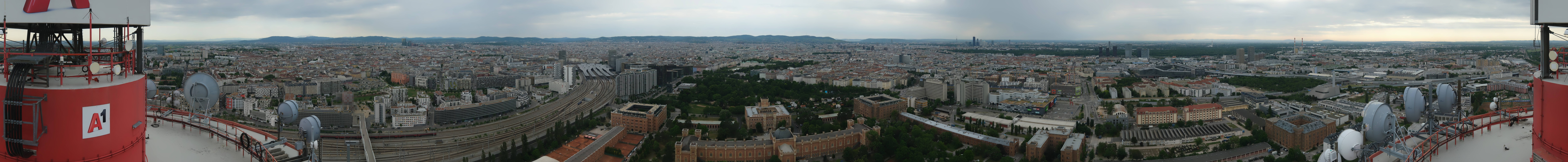 Archived image Webcam Vienna - View of the city