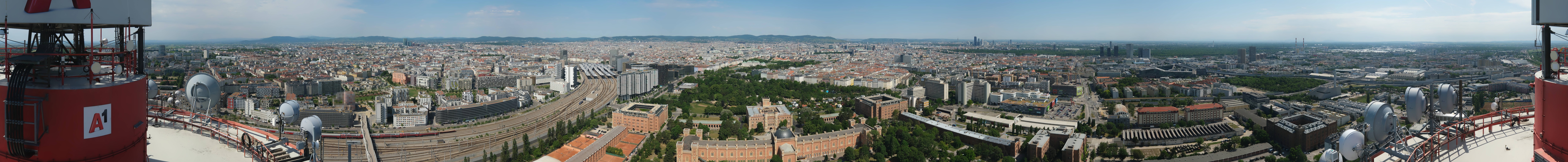 Archived image Webcam Vienna - View of the city