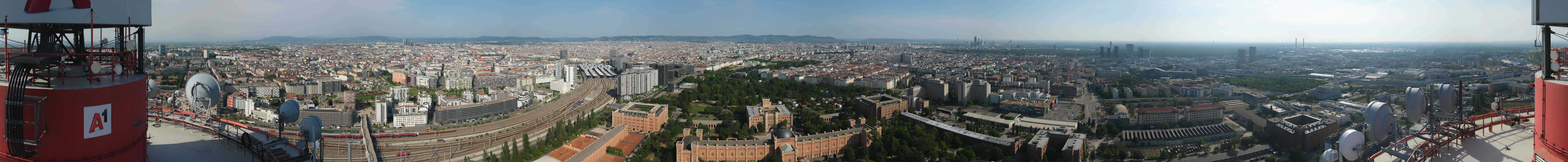 Archived image Webcam Vienna - View of the city