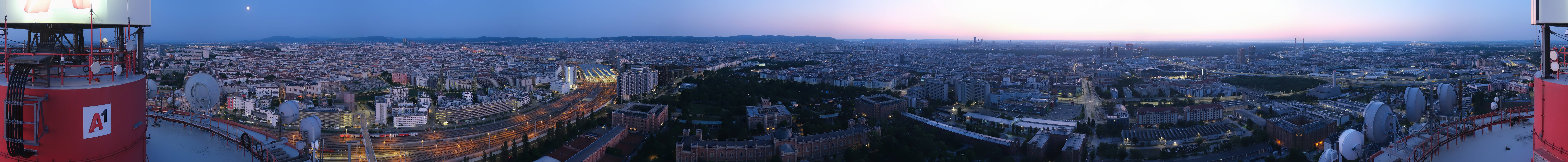 Archived image Webcam Vienna - View of the city
