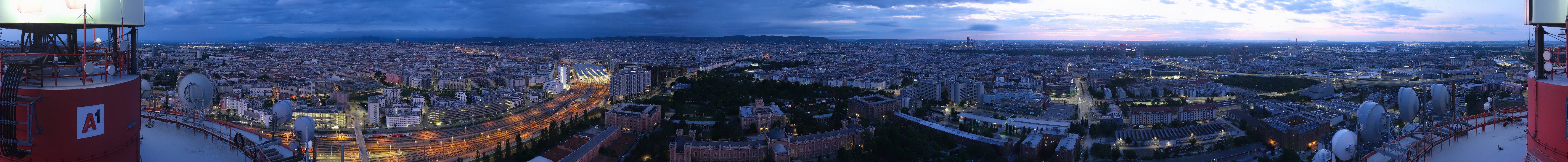 Archiv Foto Webcam Wien - Stadtpanorama