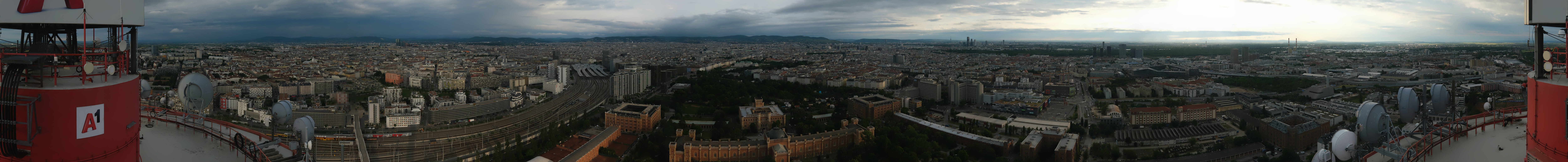 Archiv Foto Webcam Wien - Stadtpanorama