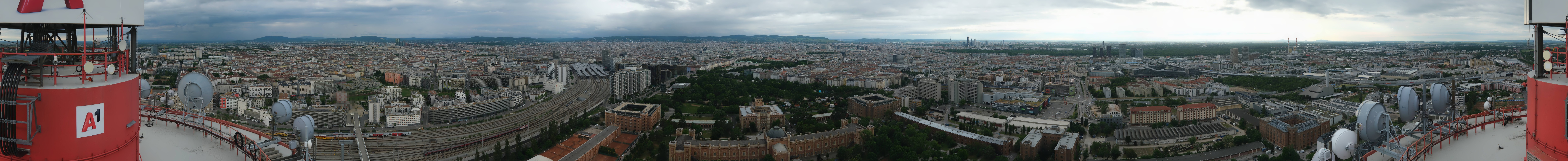 Archiv Foto Webcam Wien - Stadtpanorama