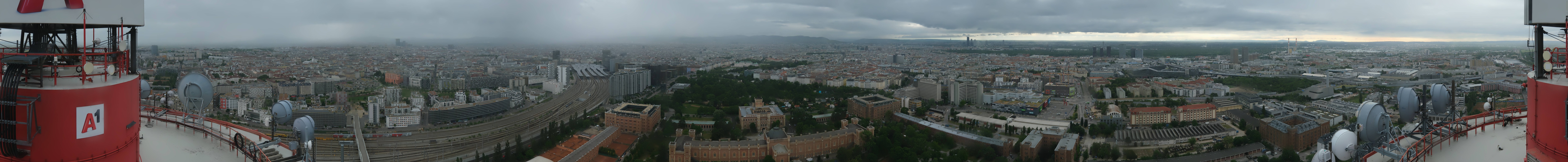 Archiv Foto Webcam Wien - Stadtpanorama
