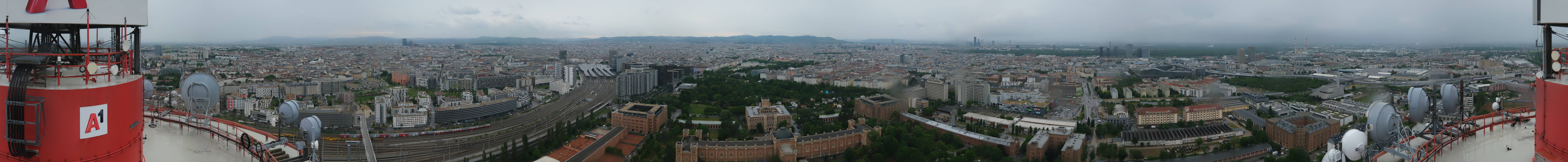Archiv Foto Webcam Wien - Stadtpanorama