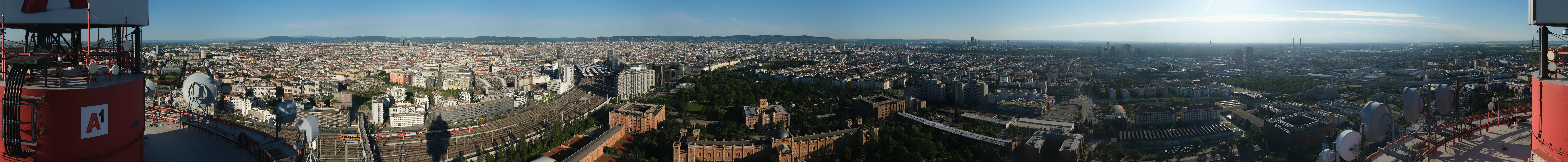 Archived image Webcam Vienna - View of the city