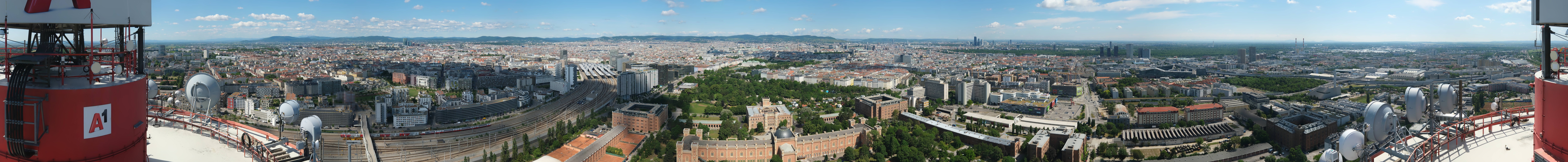 Archived image Webcam Vienna - View of the city