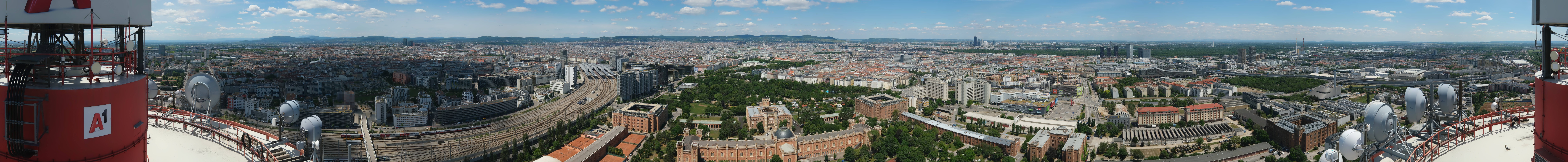Archived image Webcam Vienna - View of the city
