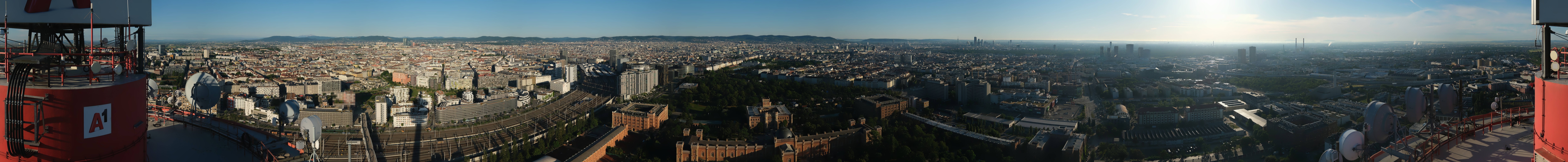 Archiv Foto Webcam Wien - Stadtpanorama
