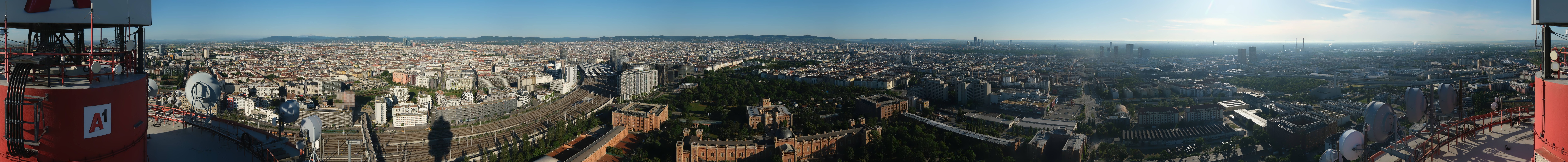 Archiv Foto Webcam Wien - Stadtpanorama