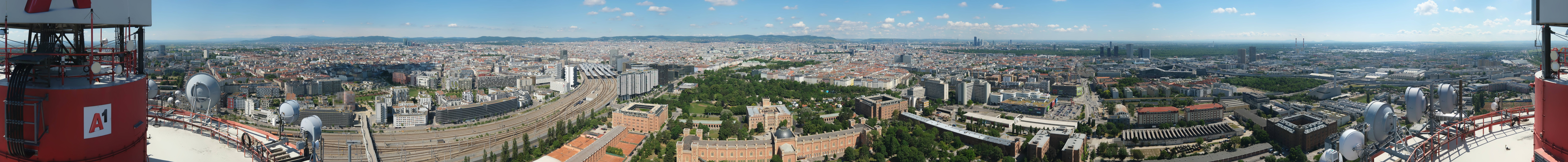Archiv Foto Webcam Wien - Stadtpanorama