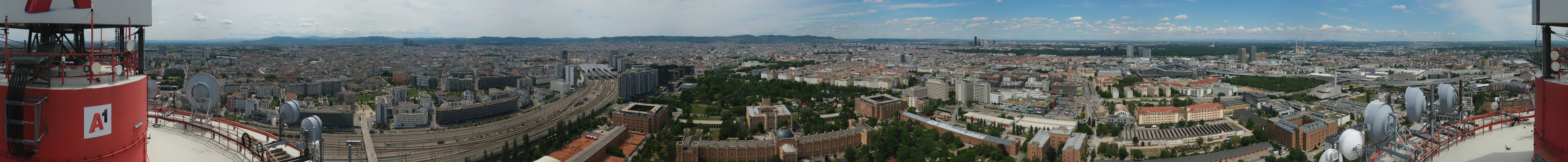 Archiv Foto Webcam Wien - Stadtpanorama