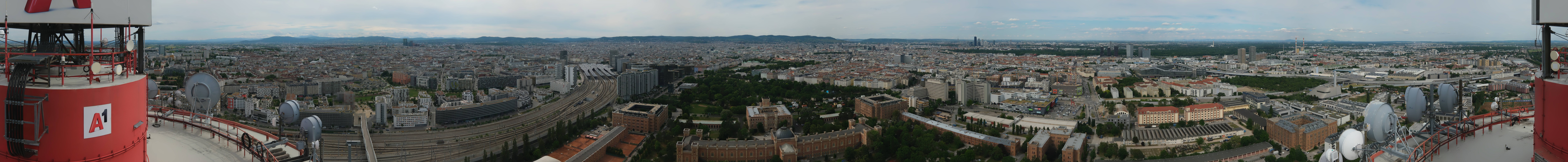 Archiv Foto Webcam Wien - Stadtpanorama