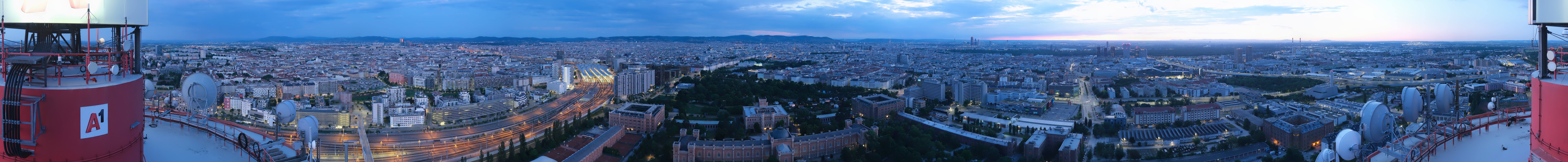 Archived image Webcam Vienna - View of the city