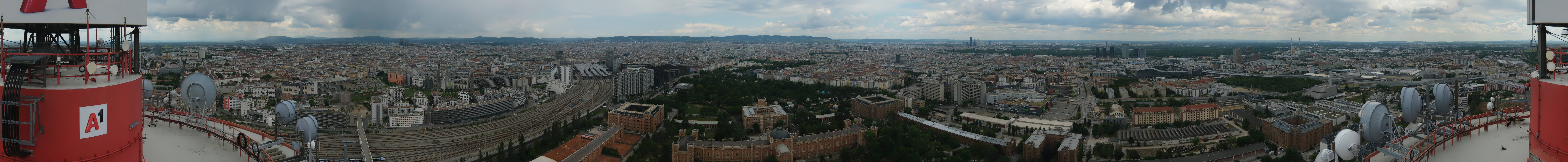 Archiv Foto Webcam Wien - Stadtpanorama